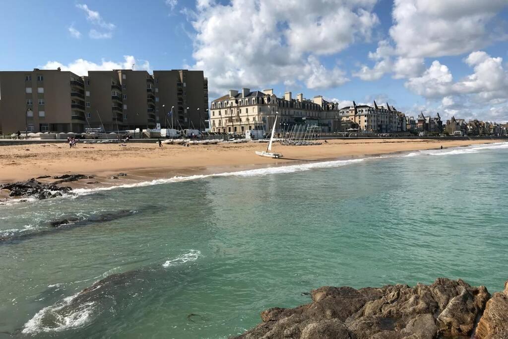 Ideal - Plage, Jardin & Jacuzzi, Proche Plage Et Thalasso - 1 A 6 Personnes Saint-Malo Exteriér fotografie
