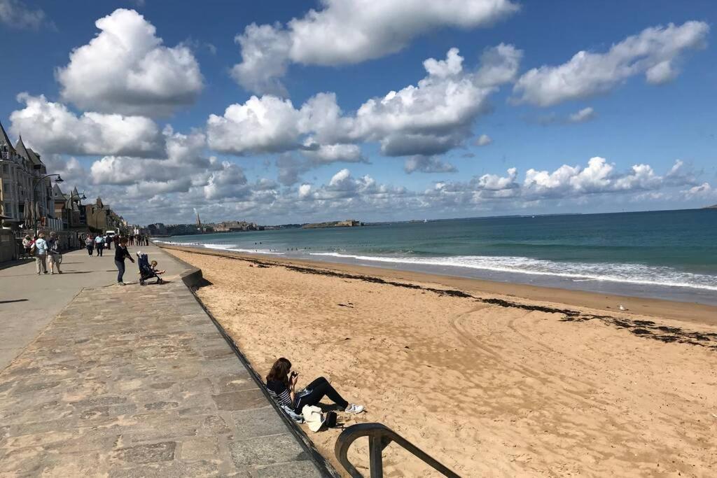 Ideal - Plage, Jardin & Jacuzzi, Proche Plage Et Thalasso - 1 A 6 Personnes Saint-Malo Exteriér fotografie